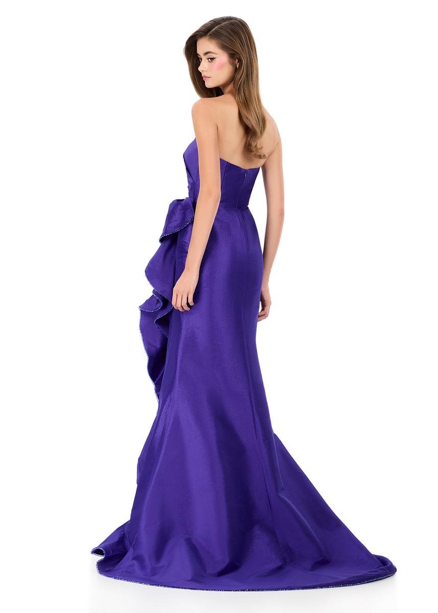 Ashley Lauren 12309 Purple Prom Dress