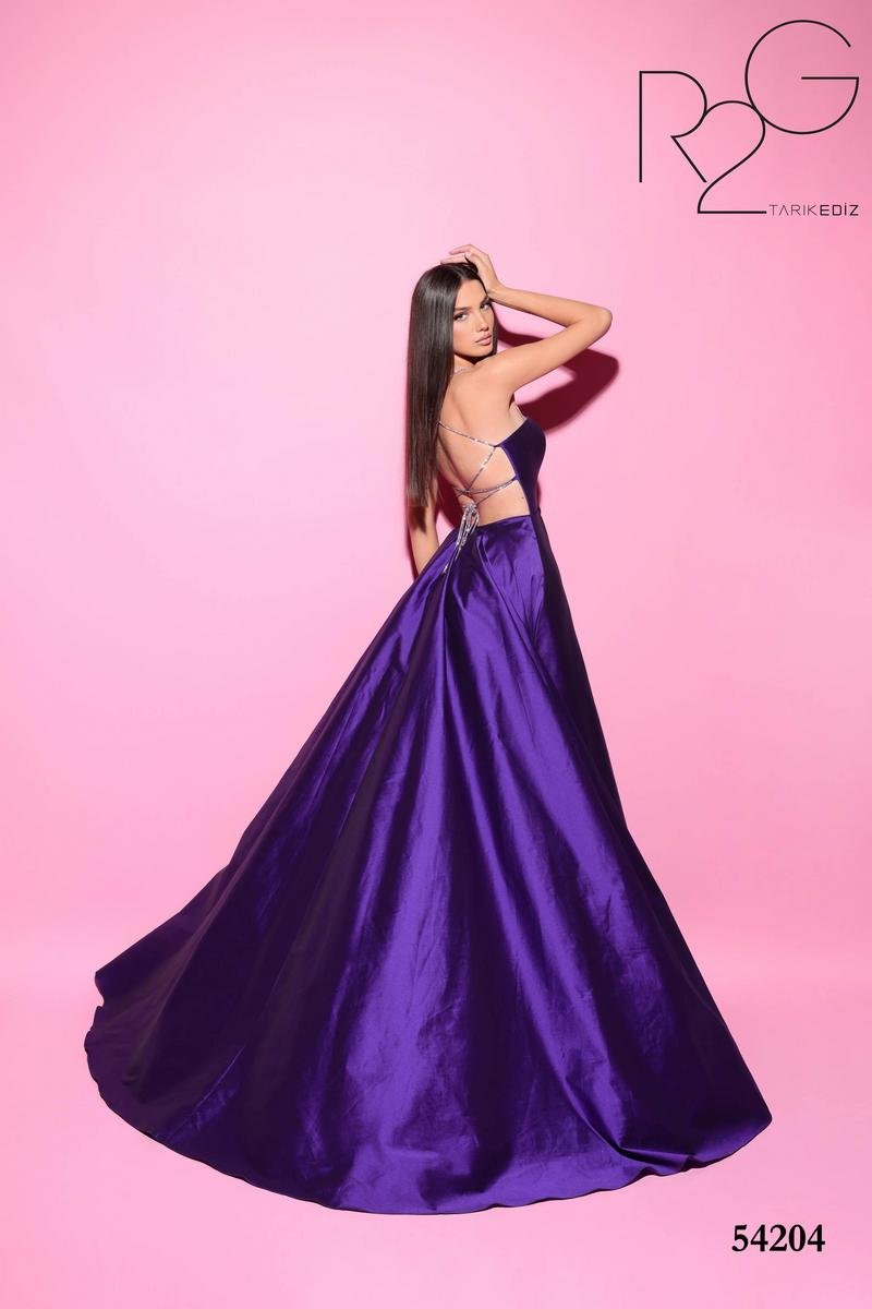 Tarik Ediz 54204 Purple Prom Dress