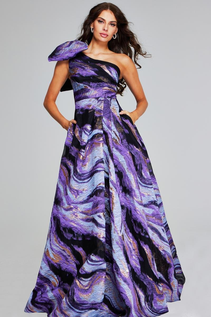 Jovani 40695 — Purple/Multi