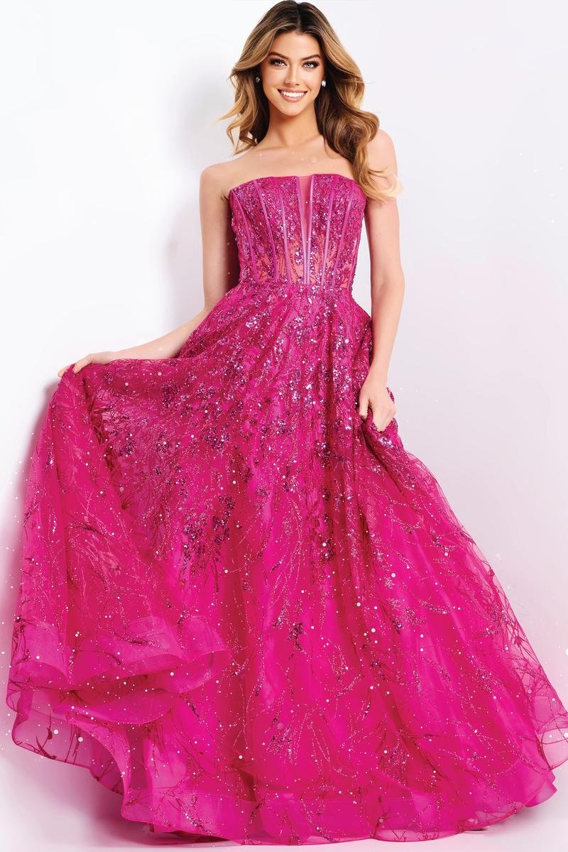 Jovani 45913 — Rasberry