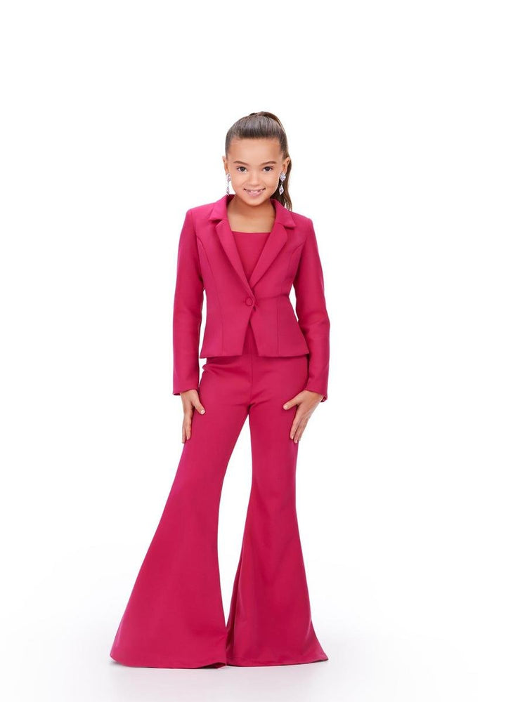 Ashley Lauren 8206 Raspberry Prom Dress