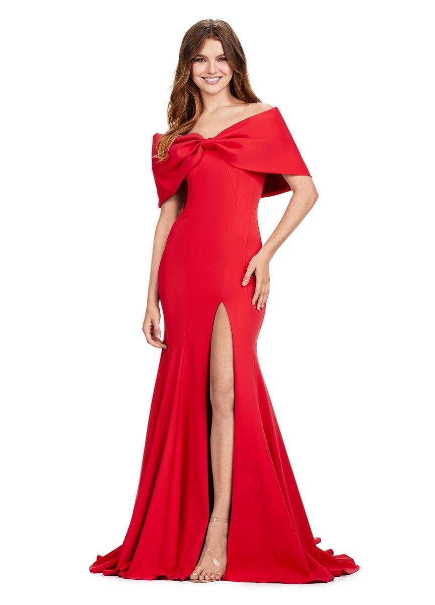Ashley Lauren 11412 Red Prom Dress