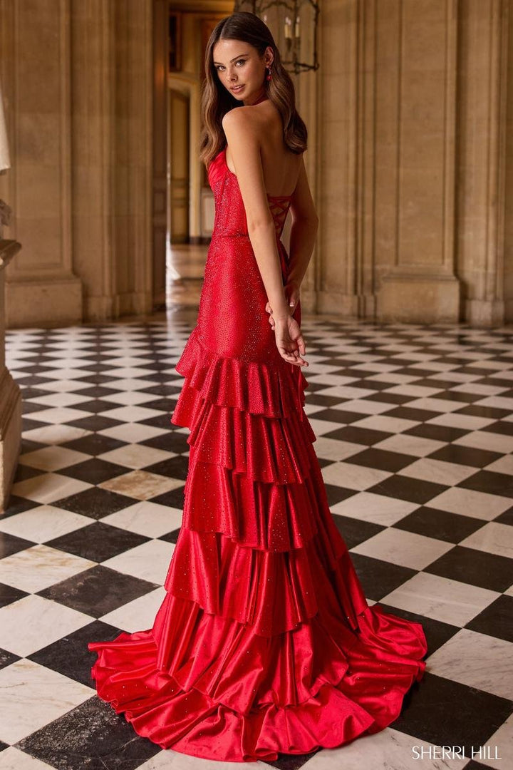 Sherri Hill 57618 Red Prom Dress