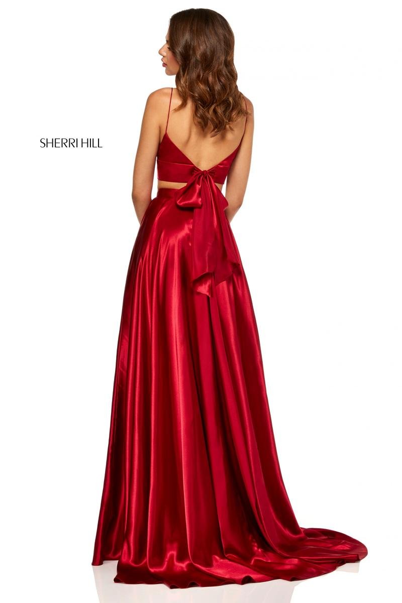 Sherri Hill 52488 Red Prom Dress