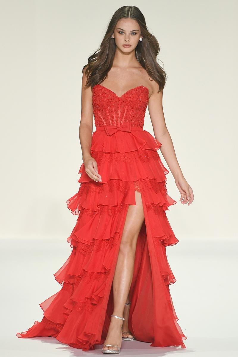 Sherri Hill 57479 Red Prom Dress