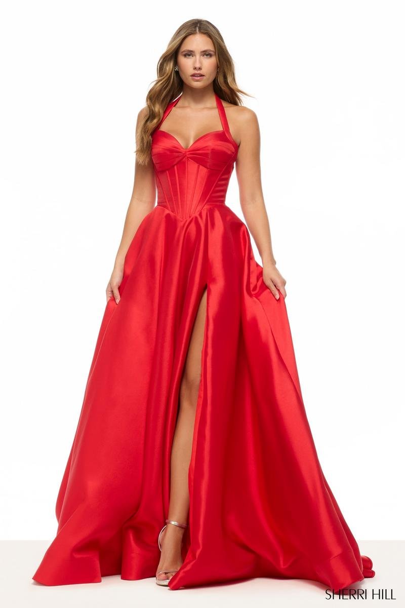 Sherri Hill 57737 Red Prom Dress
