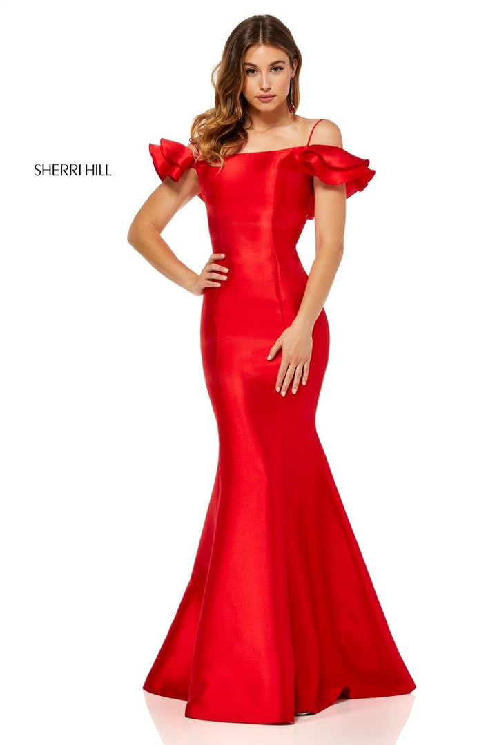 Sherri Hill 52467 Red Prom Dress