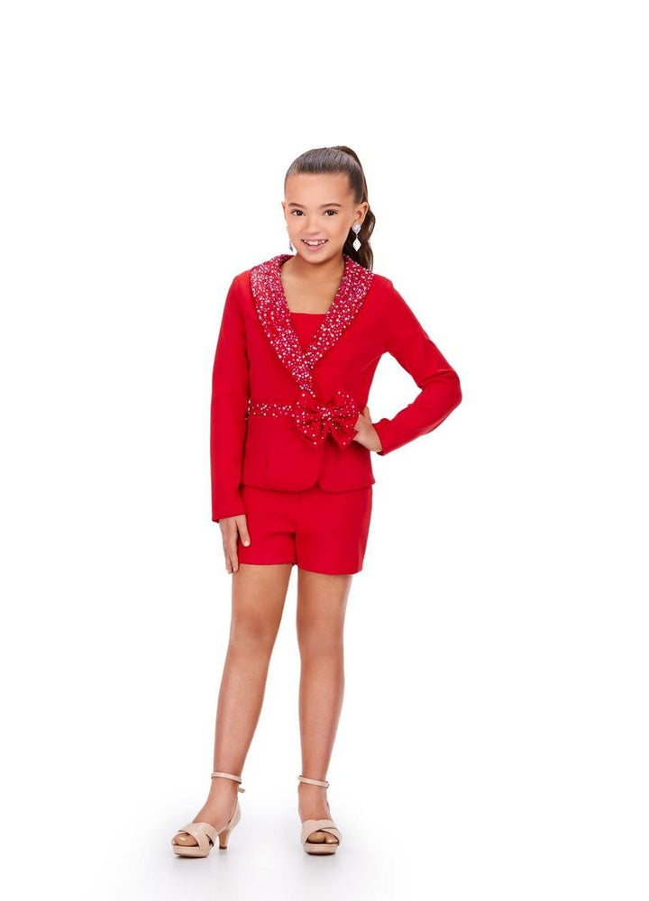 Ashley Lauren 8208 Red Prom Dress
