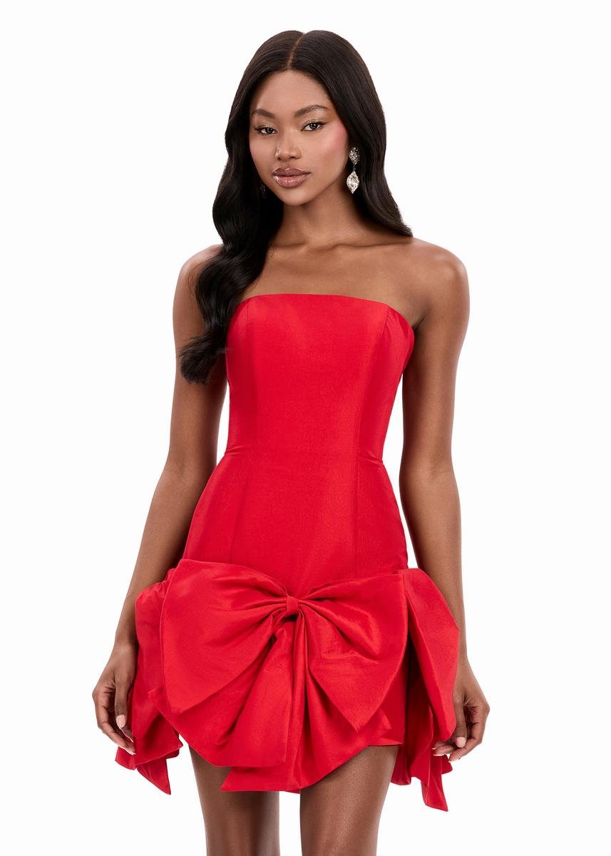 Ashley Lauren 4950 Red Prom Dress