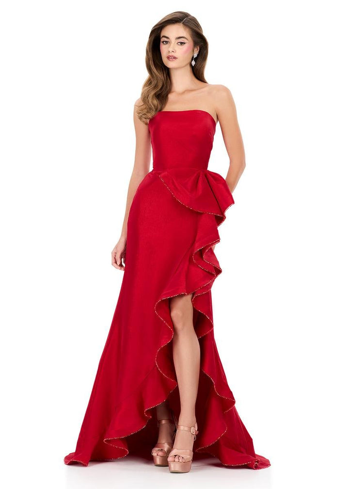 Ashley Lauren 12309 Red Prom Dress