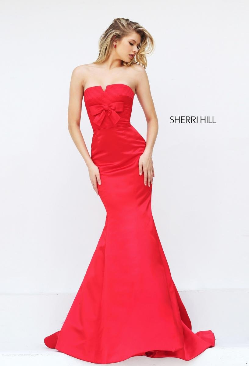 Sherri Hill 50543 Red Prom Dress