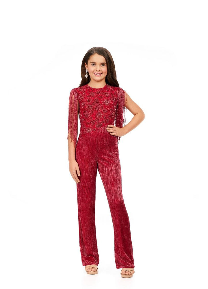 Ashley Lauren 8193 Red Prom Dress