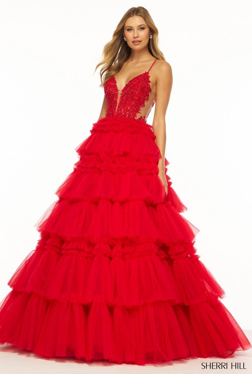 Sherri Hill 56102 — Red