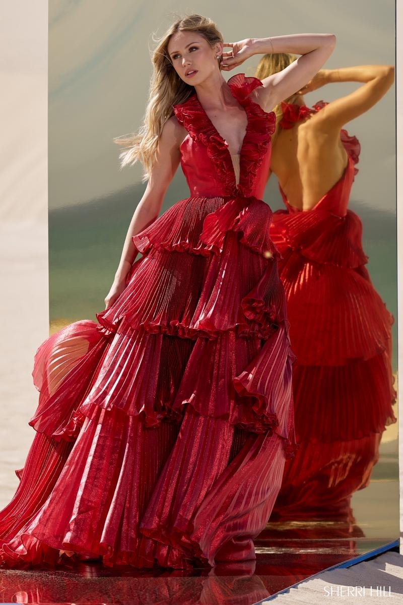 Sherri Hill 56801 — Red