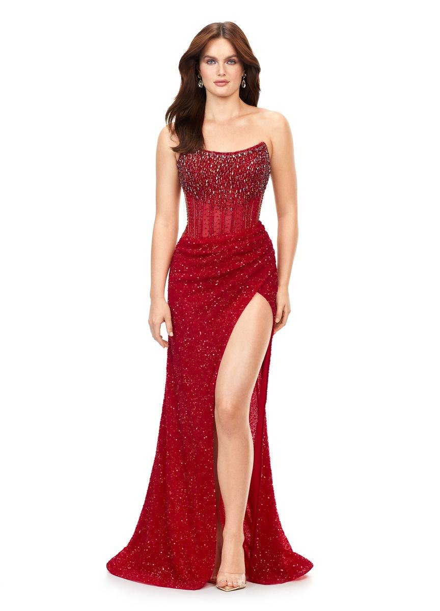 Ashley Lauren 11238 Red Prom Dress
