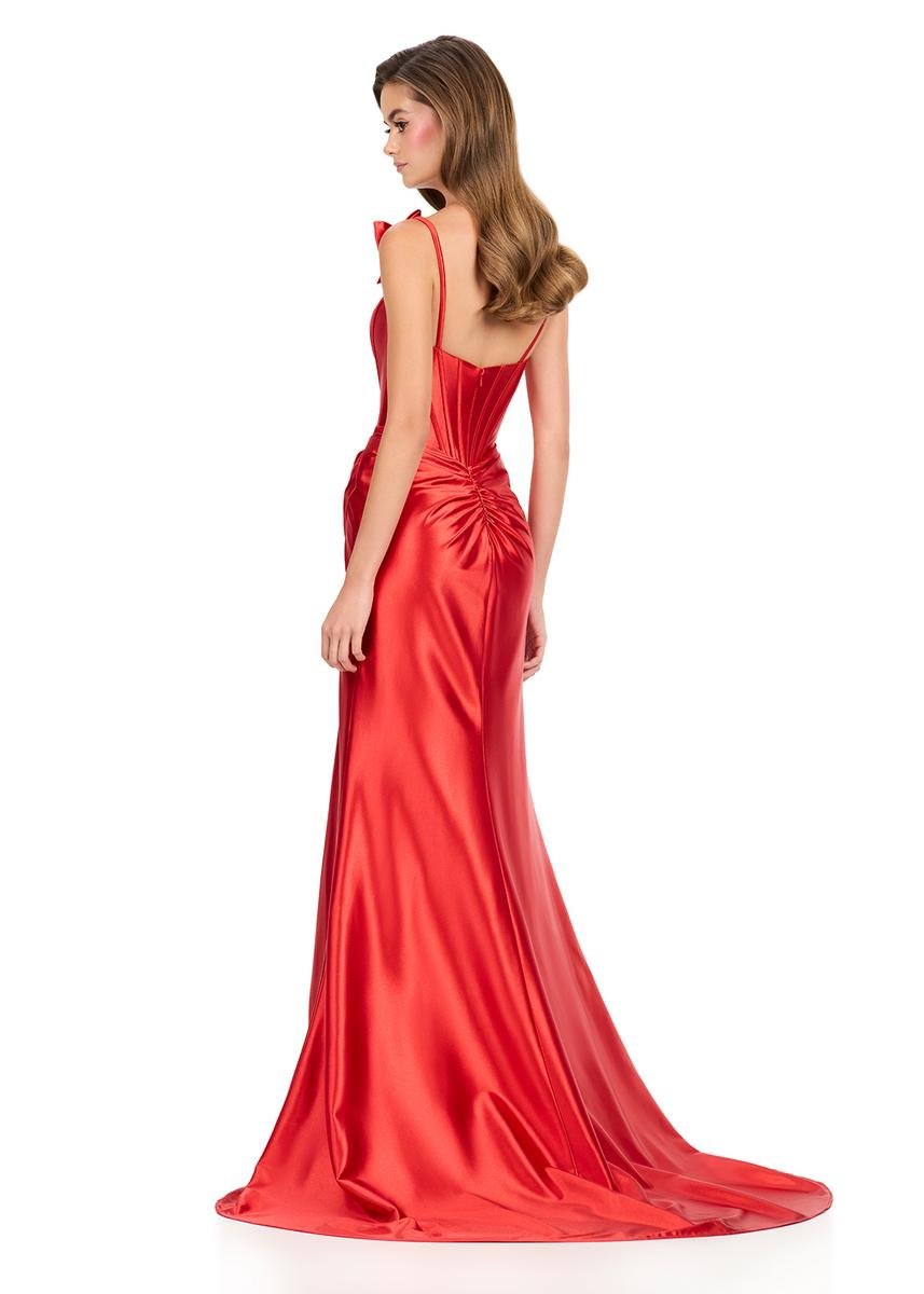 Ashley Lauren 12239 Red Prom Dress