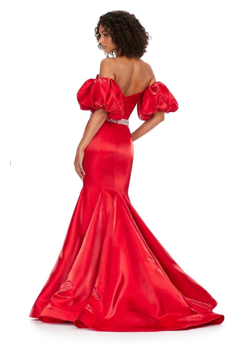 Ashley Lauren 11419 Red Prom Dress