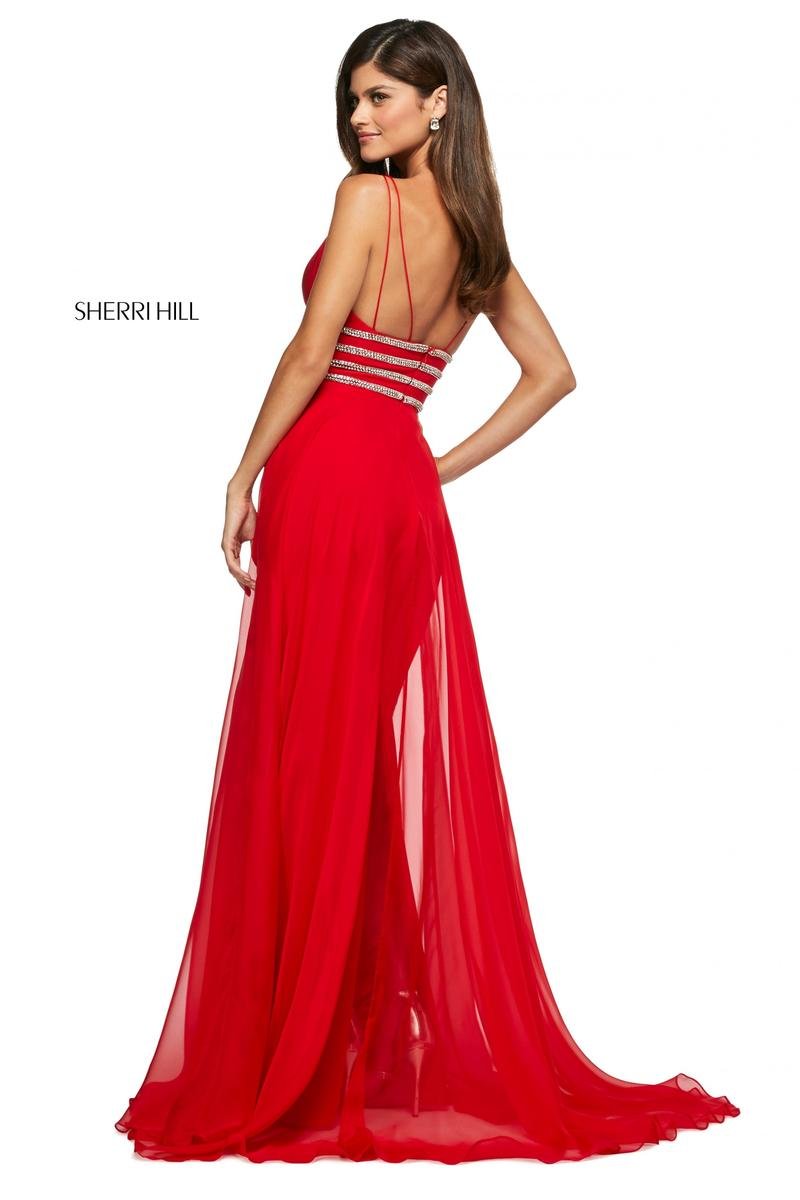 Sherri Hill 53386 Red Prom Dress