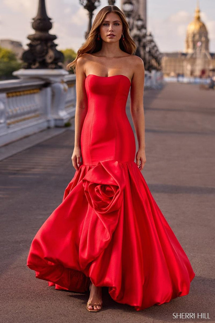 Sherri Hill 57845 Red Prom Dress