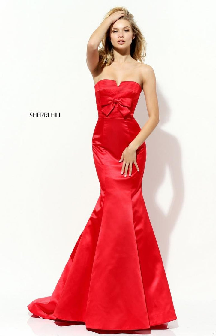 Sherri Hill 50543 Red Prom Dress