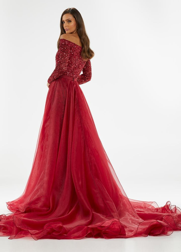 Ashley Lauren 1739 Red Prom Dress