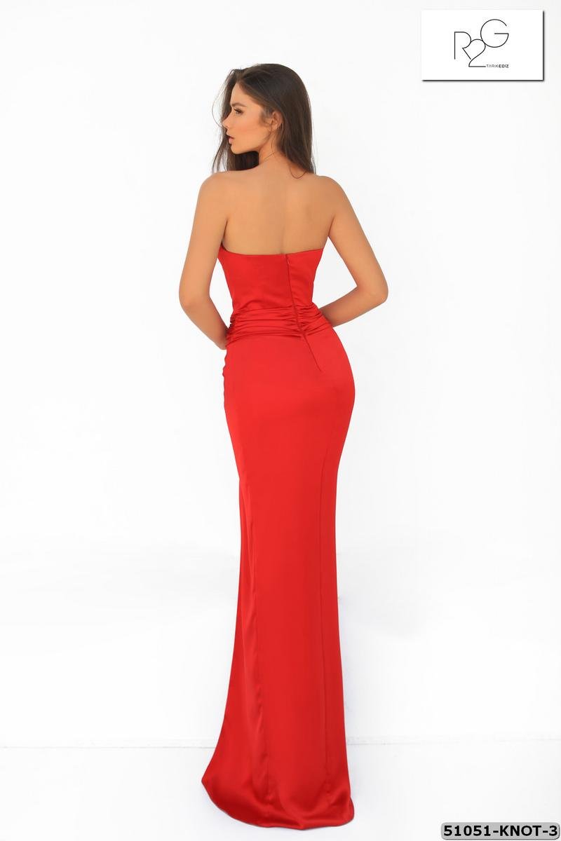 Tarik Ediz 51051 Red Prom Dress