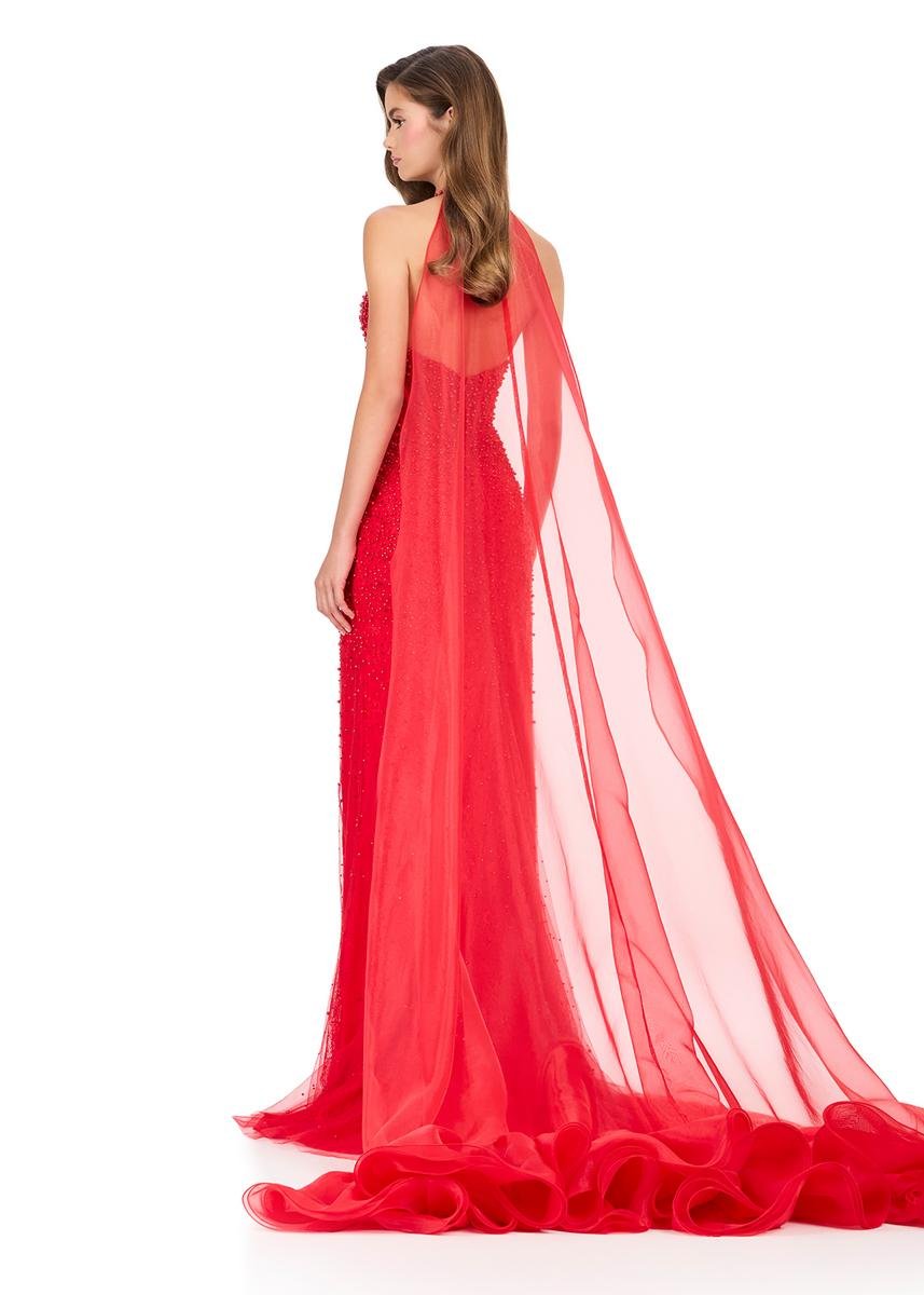 Ashley Lauren 12293 Red Prom Dress