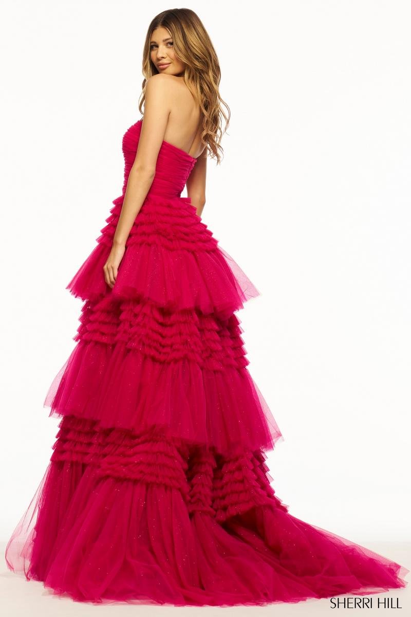 Sherri Hill 55677 Red Prom Dress