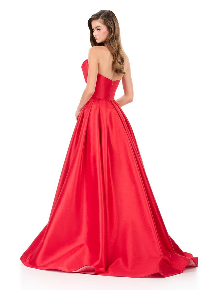 Ashley Lauren 12265 Red Prom Dress