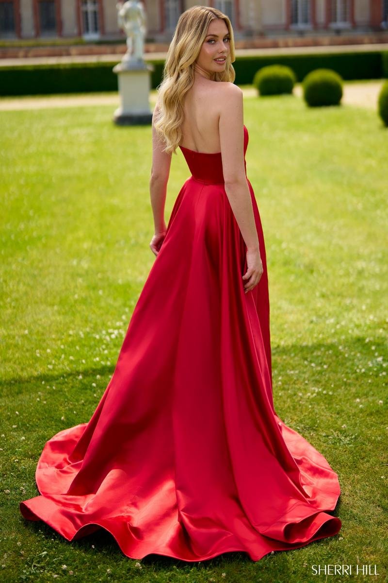 Sherri Hill 57006 Red Prom Dress