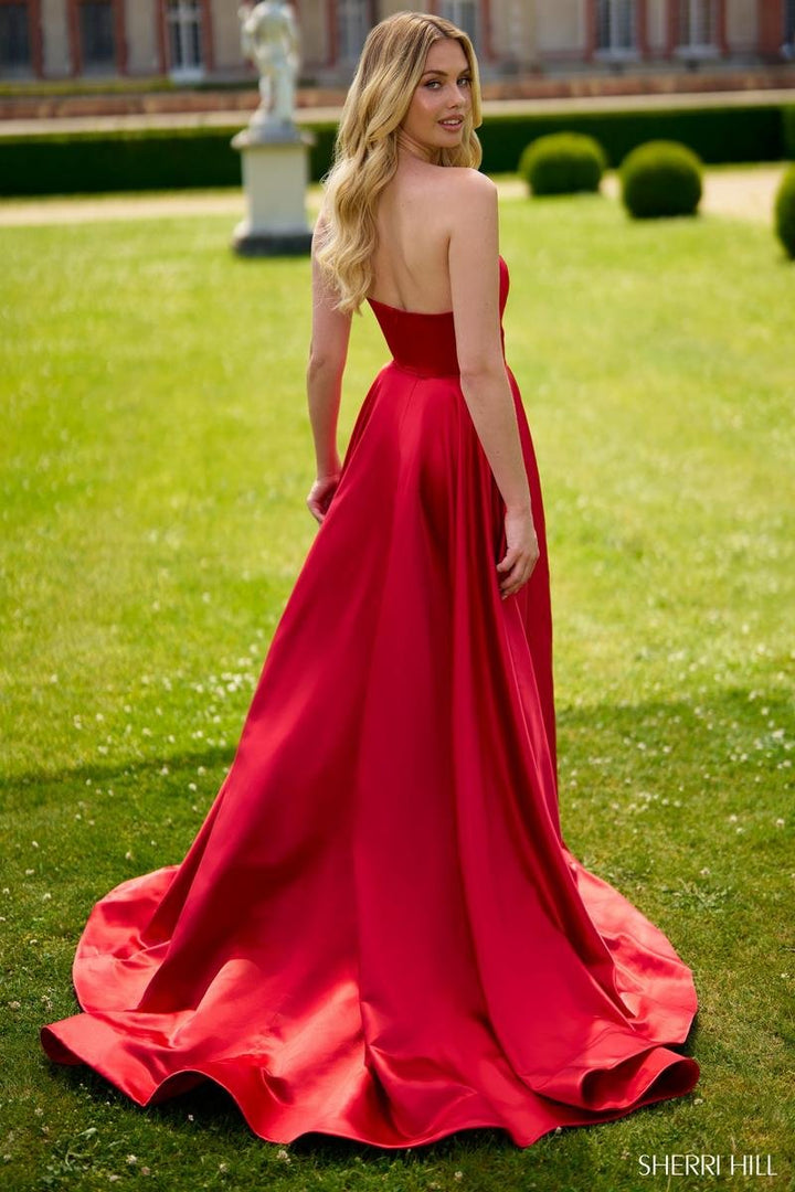 Sherri Hill 57006 Red Prom Dress