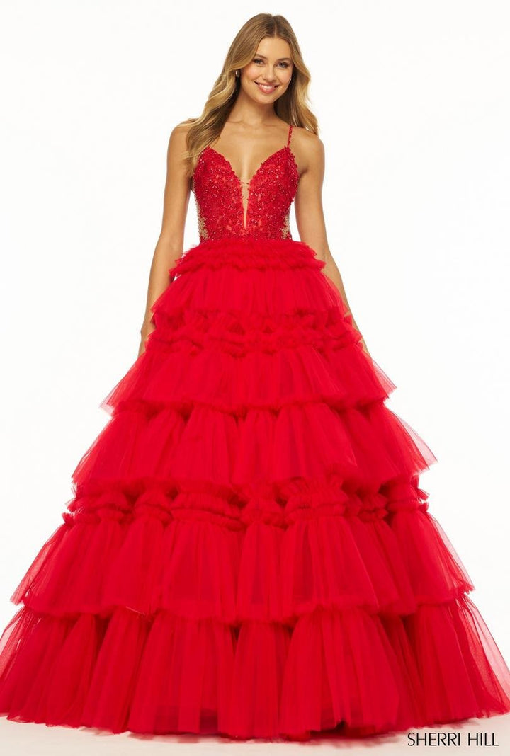 Sherri Hill 56102 — Red