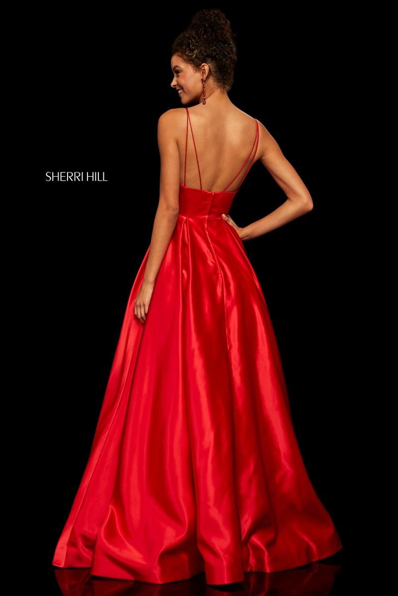 Sherri Hill 52629 Red Prom Dress