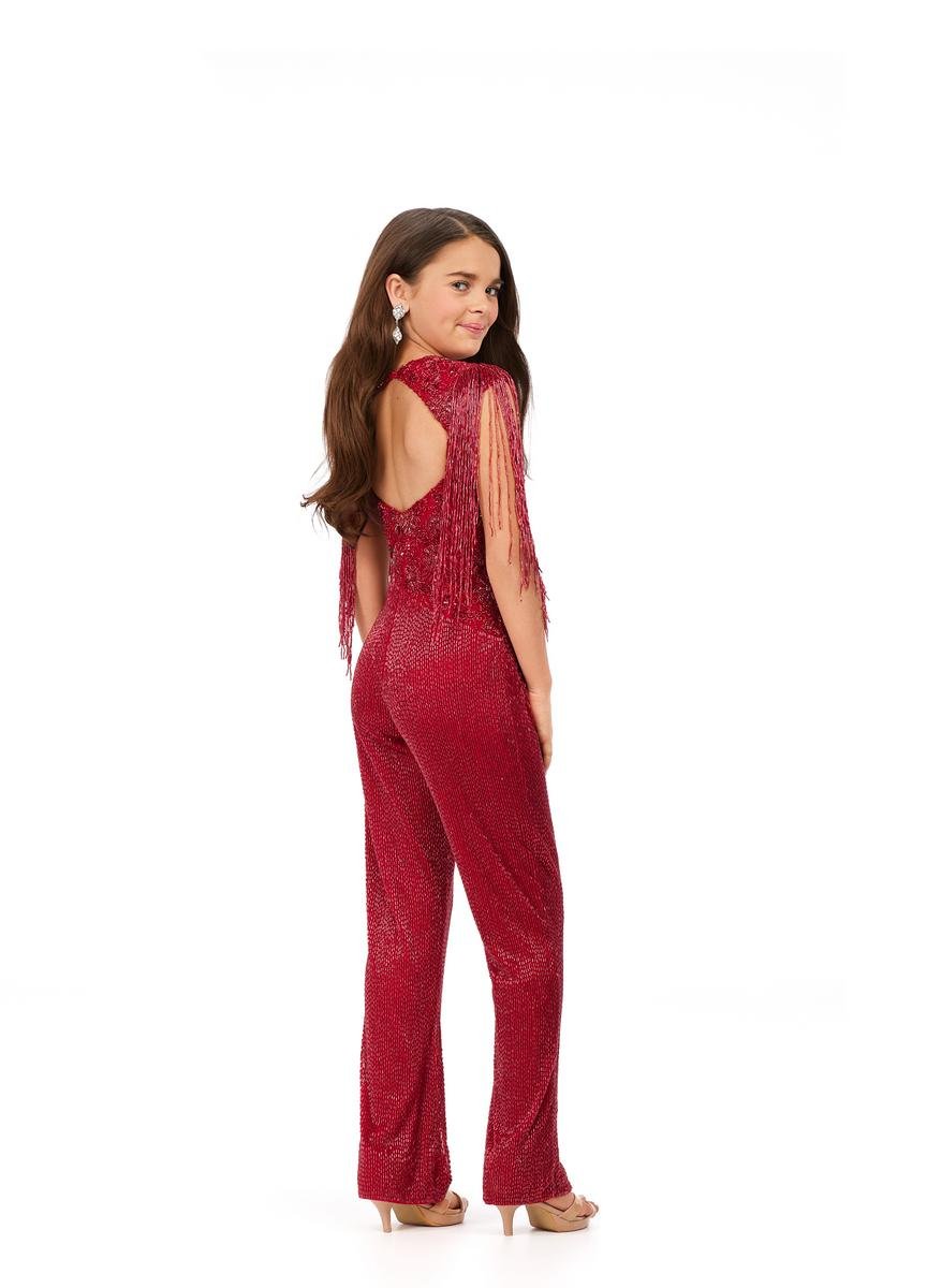 Ashley Lauren 8193 Red Prom Dress