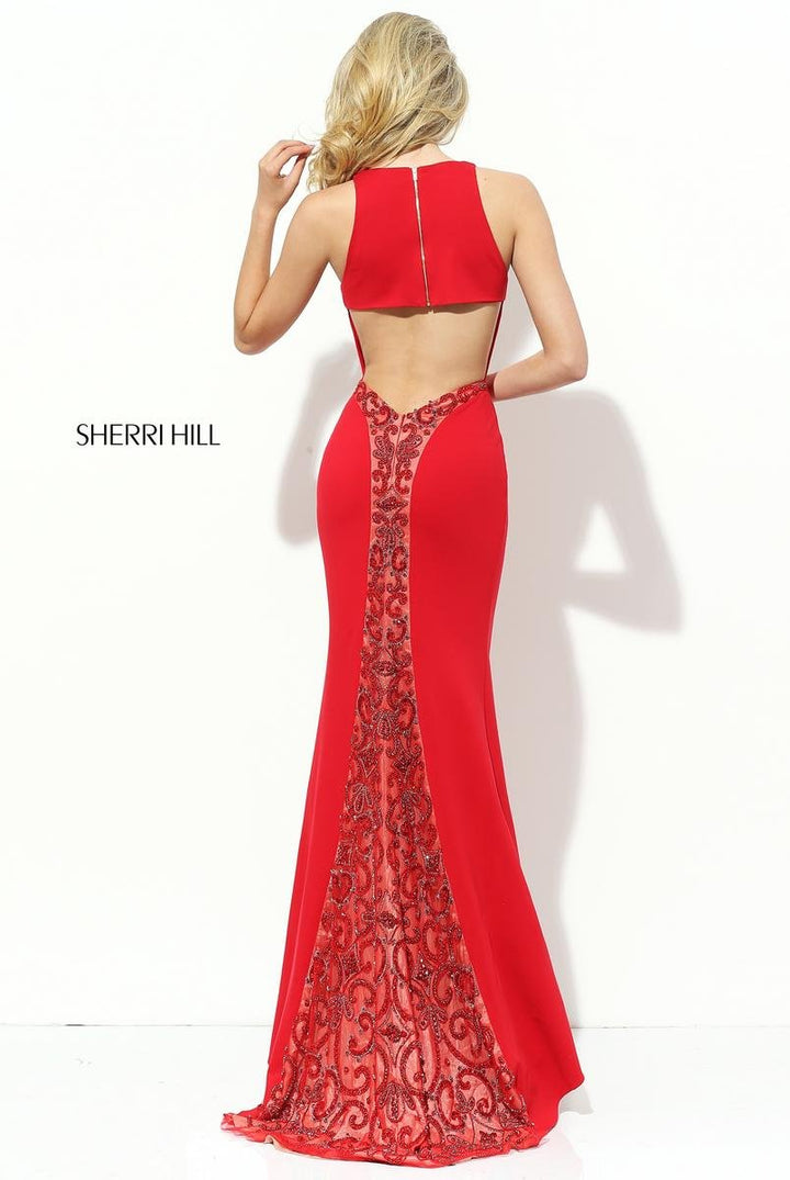Sherri Hill 50644 Red Prom Dress