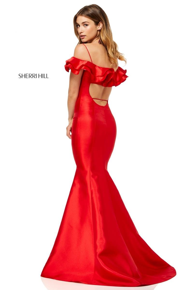 Sherri Hill 52467 Red Prom Dress