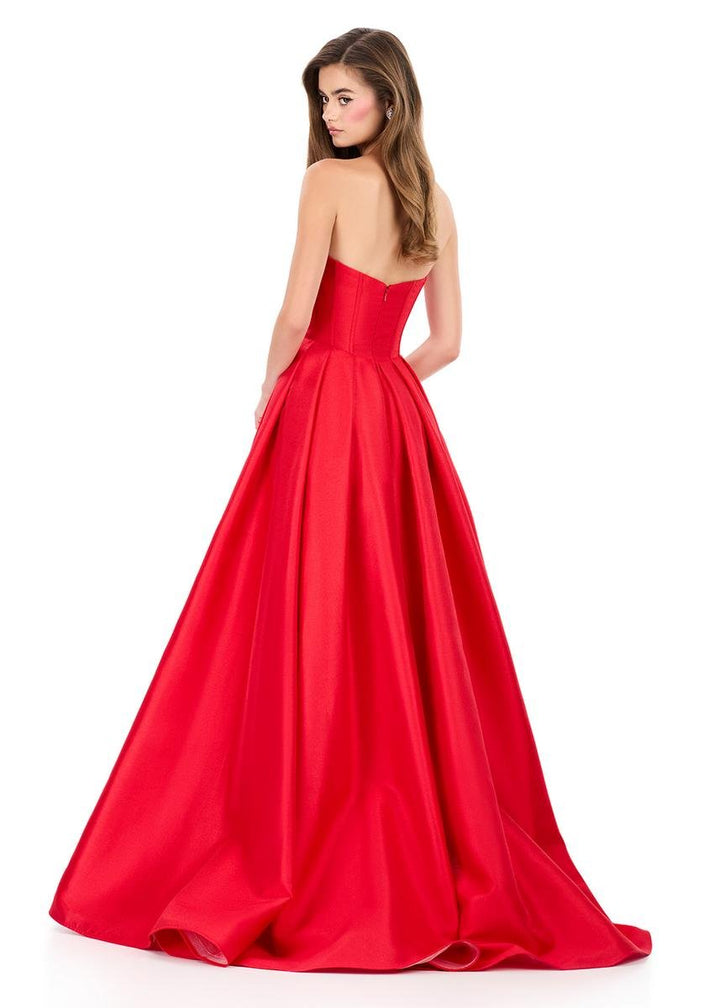 Ashley Lauren 12264 Red Prom Dress