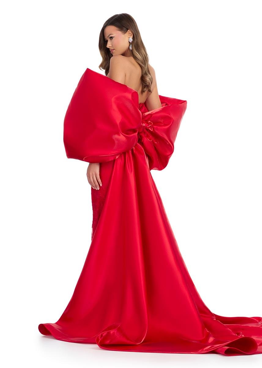 Ashley Lauren 12007 Red Prom Dress