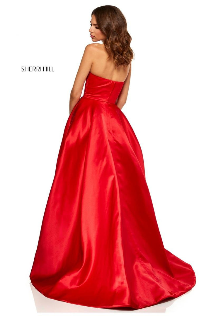 Sherri Hill 52631 Red Prom Dress