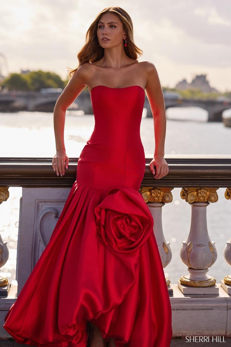 Sherri Hill 57845 Red Prom Dress