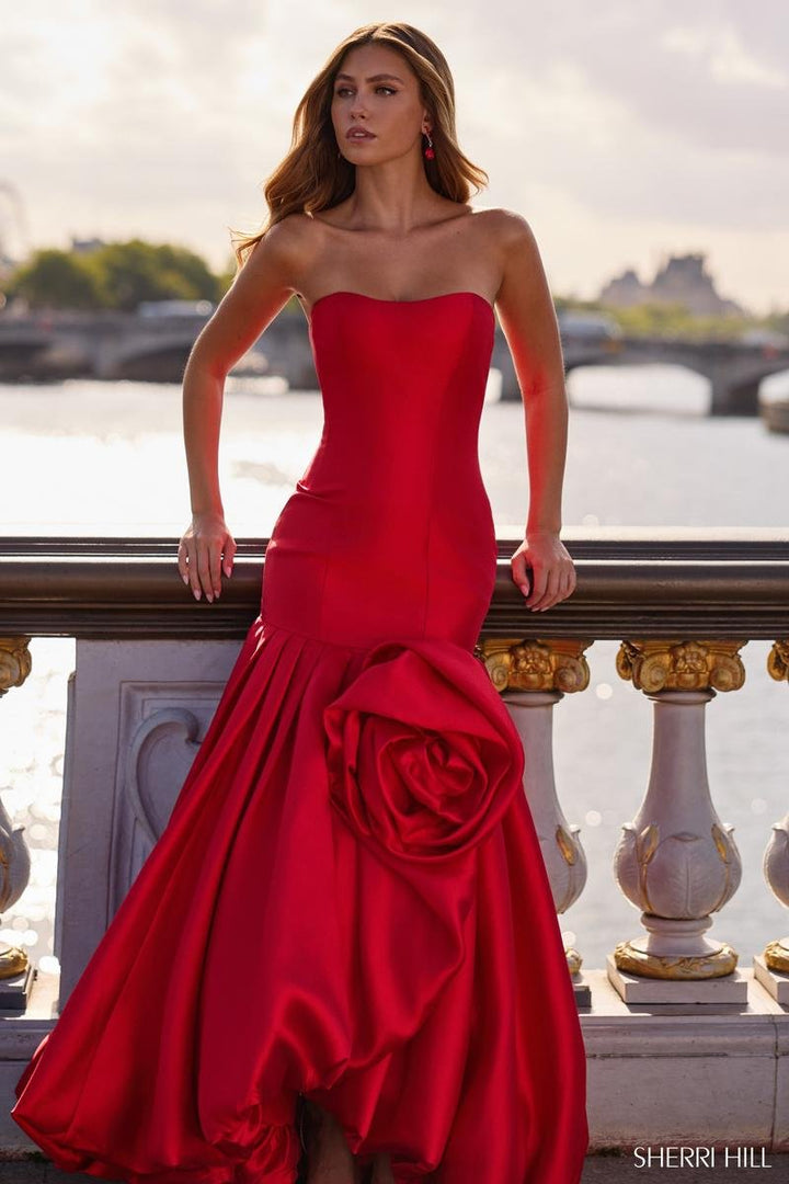Sherri Hill 57845 Red Prom Dress