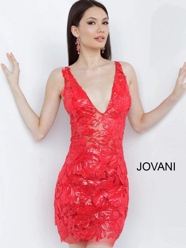 Jovani 4552 — Red