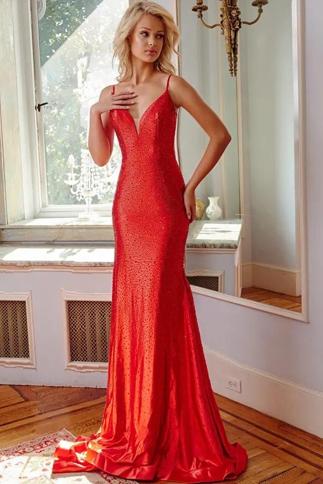Jovani 08157 — Red