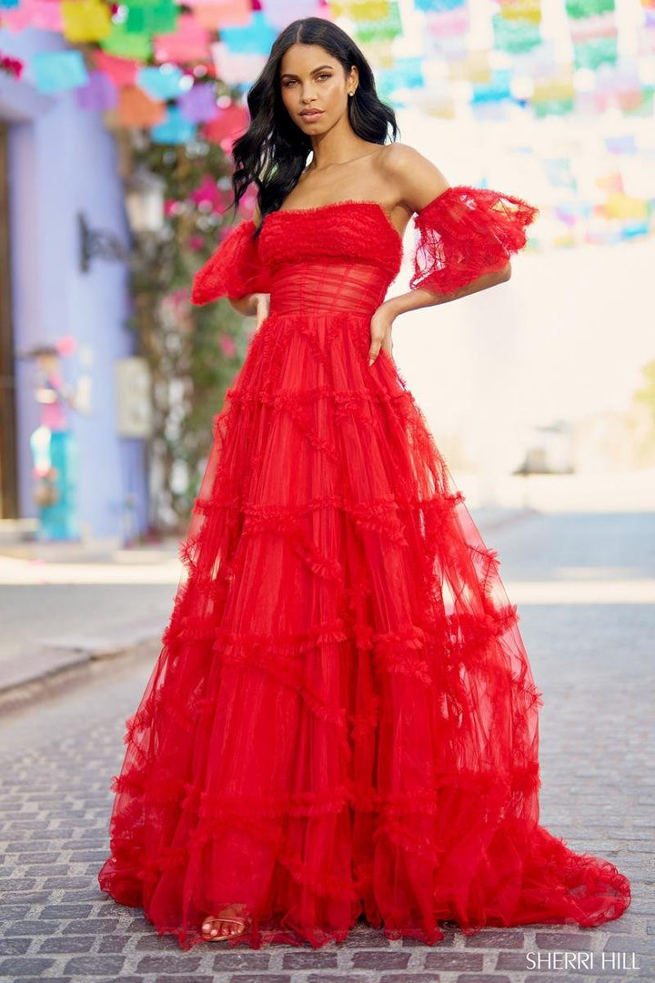 Sherri Hill 55840 — Red