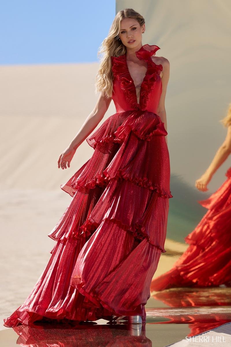Sherri Hill 56801 — Red