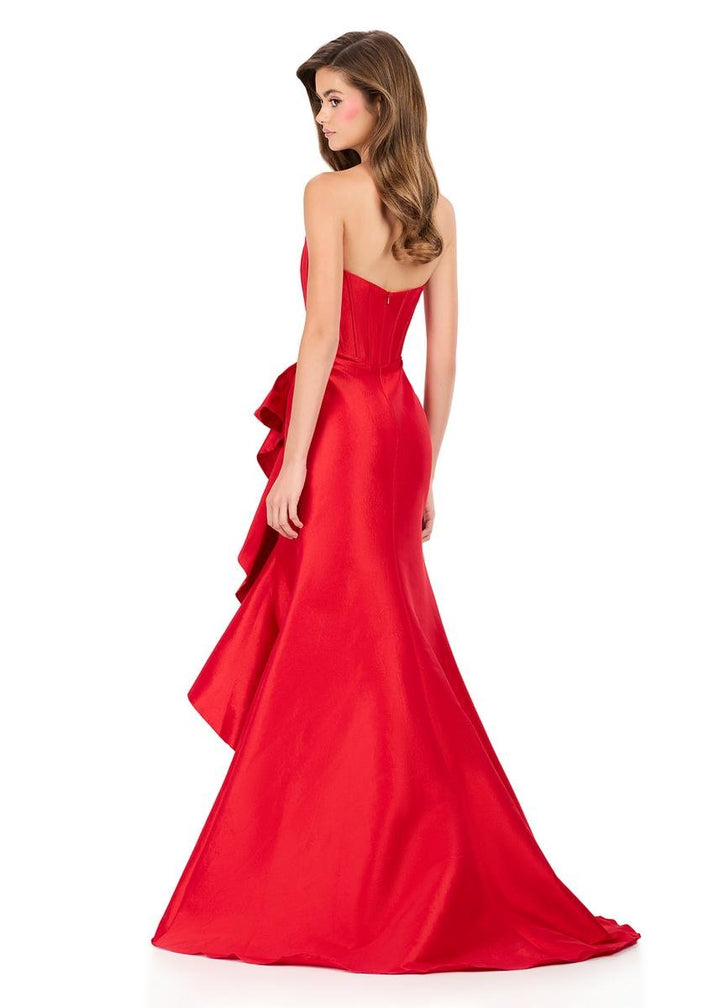Ashley Lauren 12287 Red Prom Dress