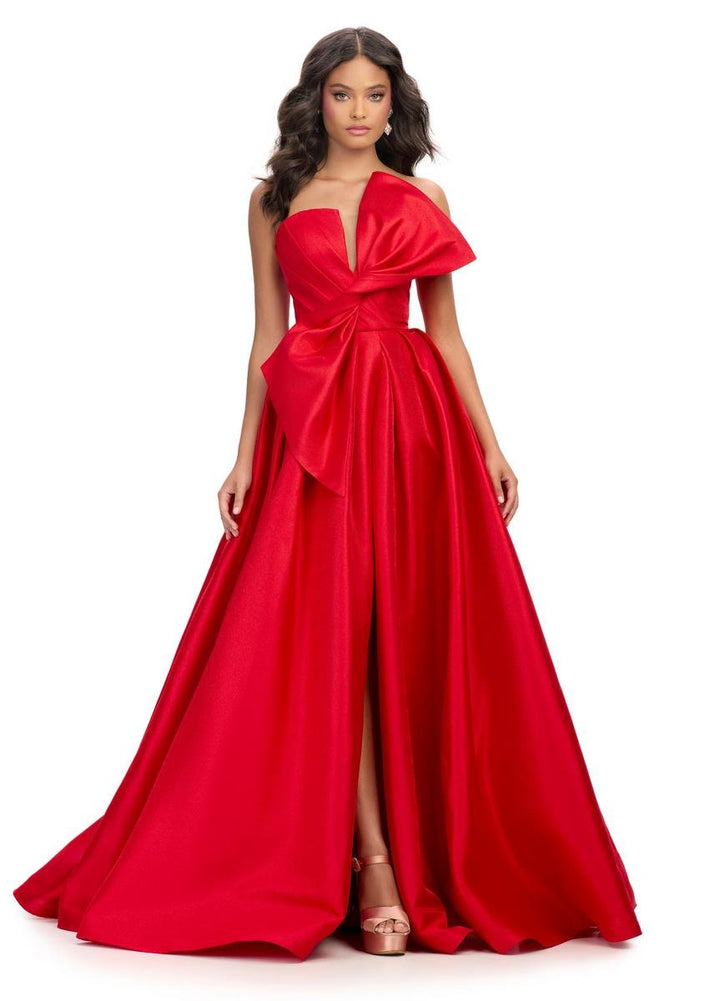 Ashley Lauren 11609 Red Prom Dress