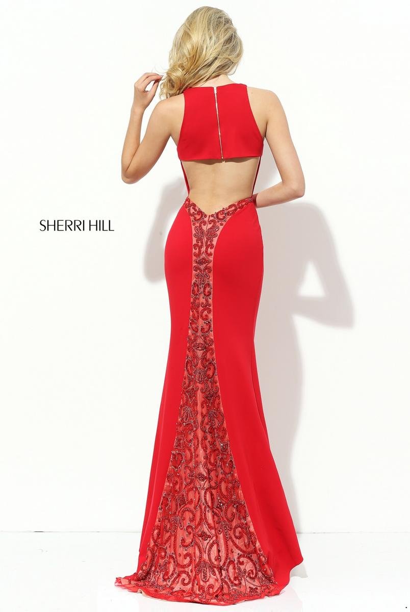 Sherri Hill 50644 Red Prom Dress
