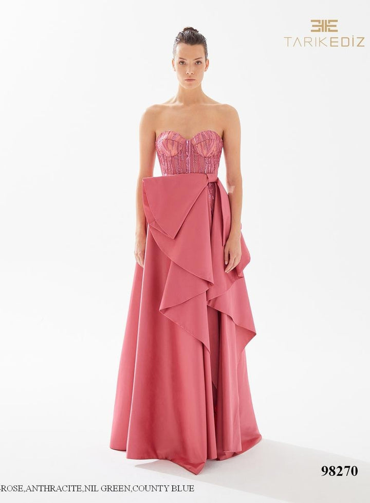 Tarik Ediz 98270 Rose Prom Dress