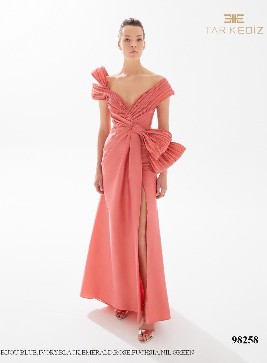 Tarik Ediz 98258 Rose Prom Dress